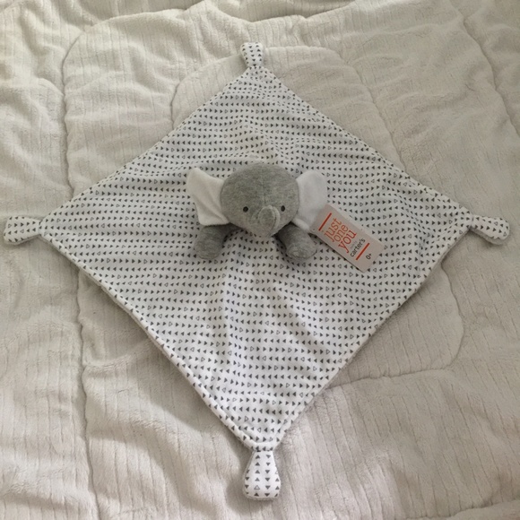 New Carter's Just One You Elephant Triangles Plush Baby Lovey 2018 Style #67520 - Picture 2 of 6